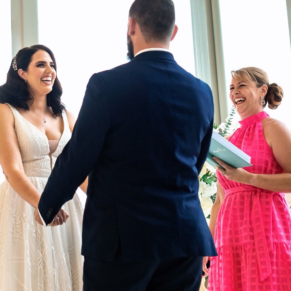 When the Groom clowns around